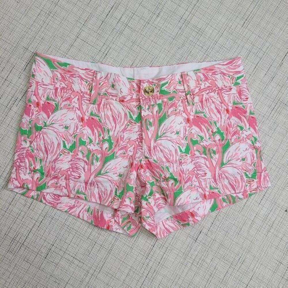 Lilly Pulitzer Pink Colony Callahan Shorts Size 2